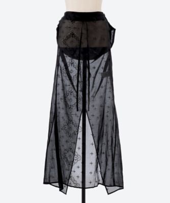 HANDKERCHIEF LACE／BUSTLE SKIRT
