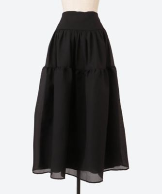 スカート Sleek Poplin Sunburst Midi SK Glow Flora Midi Skirt