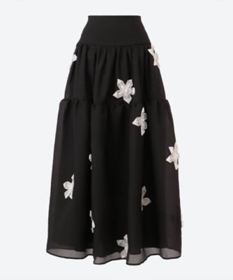 sister jane (Women)/シスタージェーン Ｇｌｏｗ　Ｆｌｏｒａ　Ｍｉｄｉ　Ｓｋｉｒｔ　３３ＳＪ０１ＳＫ４６８ＢＬＫ