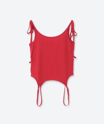 COTTON UP DOWN RIBBON CAMISOLE