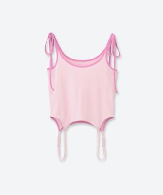COTTON UP DOWN RIBBON CAMISOLE