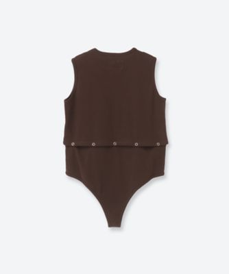 COTTON RIB SEPARATE ROMPER TANK TOP