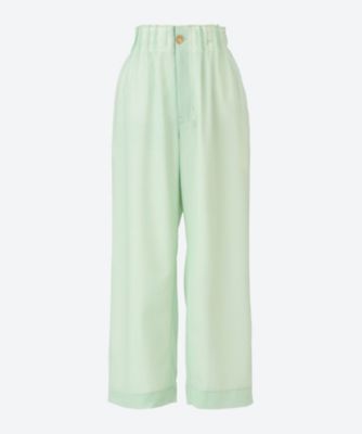 ＜PONTI (Women)＞Ｈｉｇｈ－ｔｗｉｓｔｅｄ　ｇａｕｚｅ　ｐａｎｔｓ　ＰＯ１Ｓ０１０