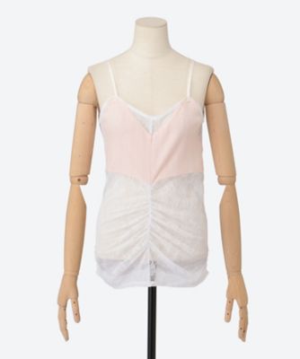 ＜AKIKOAOKI＞Ｌａｙｅｒｄ　ｌａｃｅ　ｃａｍｉｓｏｌｅ－０１　ＡＡ２６ＳＳ－ＣＳＴ０２－０１