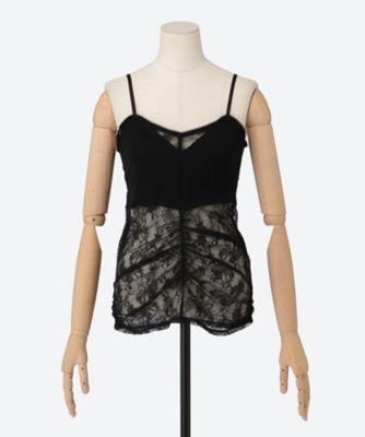 ＜AKIKOAOKI＞Ｌａｙｅｒｄ　ｌａｃｅ　ｃａｍｉｓｏｌｅ－０２　ＡＡ２６ＳＳ－ＣＳＴ０２－０２