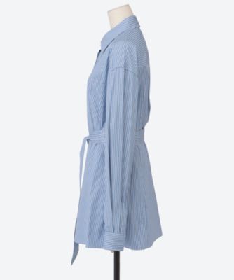 AKIKOAOKI アキコアオキ ストライプシャツ LOLA-02 3way 新品・タグ