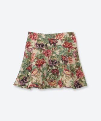 Petunia Tapestry Mini Skirt