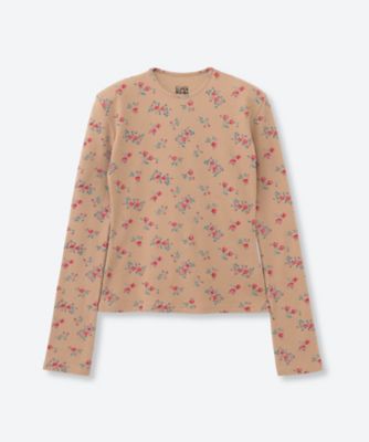 SUPER RIB PADDED SHOULDER CREW―NECK