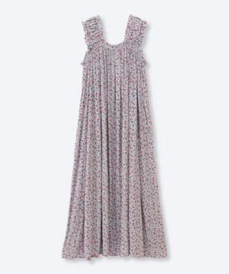 FLOWER PRINT NIGHT DRESS 26102101