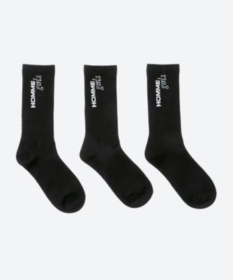 ＜HOMME girls (Women)＞ＨＧ　Ｓｏｃｋｓ　（Ｐａｃｋ　ｏｆ　３）　ＨＧＳＸＢ００２