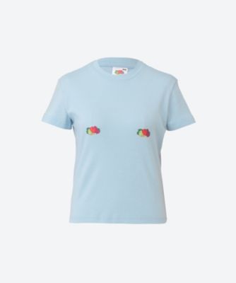 ＜HOMME girls (Women)＞Ｂａｂｙ　Ｔｅｅ　ｗ／　Ｄｏｕｂｌｅ　Ｌｏｇｏ　ＨＧＦＯＴＬ００３