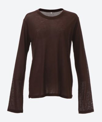 ＜BASERANGE (Women)＞ＬＯＮＧ　ＳＬＥＥＶＥ　ＴＥＥ　ＴＯＬＳ－ＢＬ－０００