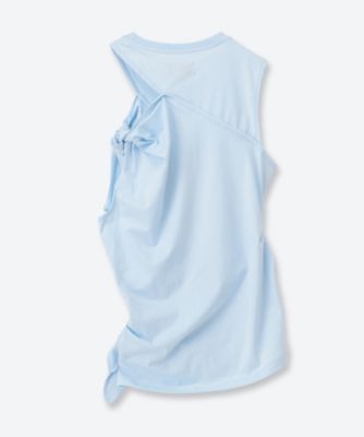 Knotted tank top FWS21VS02B | Feng Chen
