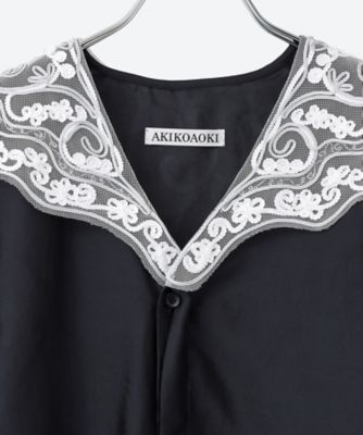 Lace collar blouse AA26AW―SH02