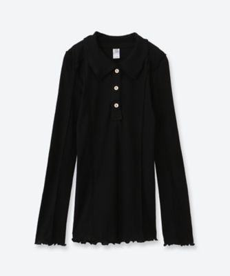 ＜BASERANGE (Women)＞ＯＭＡＴＯ　ＰＯＬＯ　ＬＯＮＧ　ＳＬＥＥＶＥ　ＴＥＥ　ＴＴＯＭＰＬ－ＣＲ－ＳＵ２６