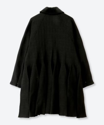 counter pleated tartan coat OH26AW