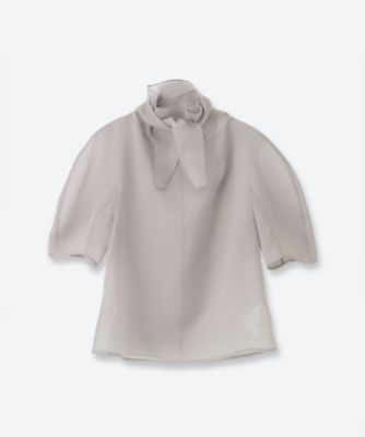 ＜AMOMENTO (Women)＞ＫＮＯＴＴＥＤ　ＣＯＬＬＡＲ　ＴＯＰ　ＡＭ２６ＳＳＷ０３ＴＯ