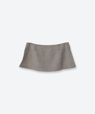 APRON MINI LAYERED SKIRT
