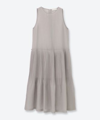 ＜AMOMENTO (Women)＞ＰＬＥＡＴＥＤ　ＳＬＥＥＶＥＬＥＳＳ　ＤＲＥＳＳ　ＡＭ２６ＳＳＷ１０ＤＲ