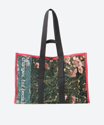 Floral Photo Jacquard Bag ―Large