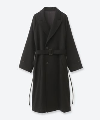 ジャケット・アウター INSILENCE cashmere peaked double coat WOOL CASHMERE OVERSIZED PEAK LAPEL