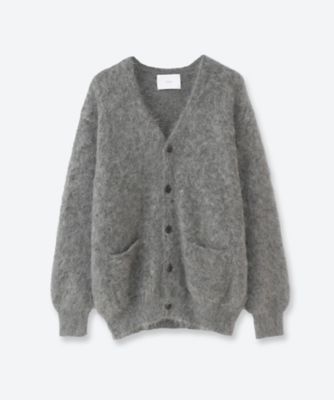 KID MOHAIR KNIT V NECK CARDIGAN ST