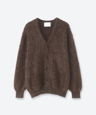 KID MOHAIR KNIT V NECK CARDIGAN ST