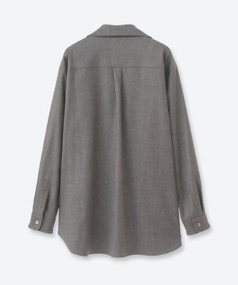 WOOL FLANNEL OVERSIZED SKIPPER