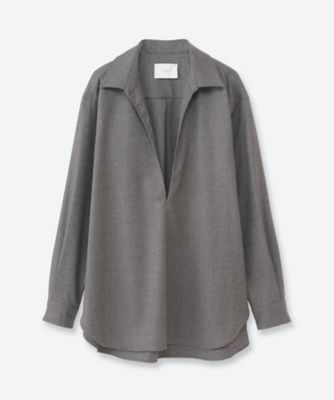 WOOL FLANNEL OVERSIZED SKIPPER