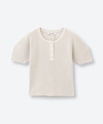 ＜LOW CLASSIC (Women)＞ＰＵＦＦ　ＳＬＥＥＶＥ　ＨＥＮＲＹ　ＮＥＣＫ　ＫＮＩＴ　ＴＯＰ　ＬＷ２６５ＫＮ０７