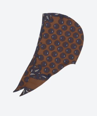 Paisley Silk Hoody Scarf N41－SC 02