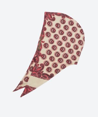 Paisley Silk Hoody Scarf N41－SC 02