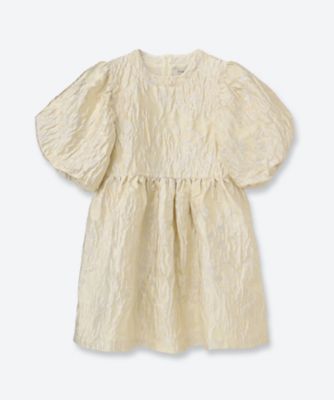 Chalk Jacquard Mini Dress