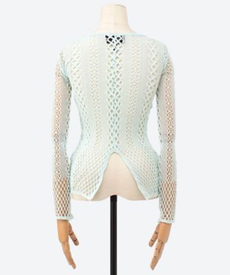 Stretch lace long sleeve tee 261801