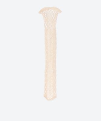Stretch lace high socks 261804