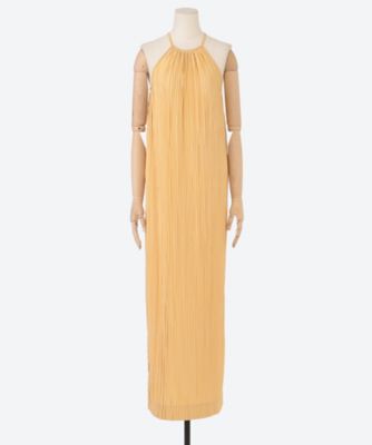 ESTHE（Woman）/エステ Ｐｌｅａｔｅｄ　Ｈａｌｔｅｒ　Ｍａｘｉ　Ｄｒｅｓｓ　１５２－３０６８ｃ