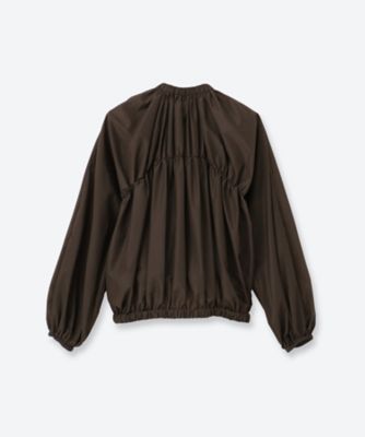 AMOMENTO アモーメント ナイロン スプリングコート N632 NYRON SHIRRING JUMPER AM26SSW08JP