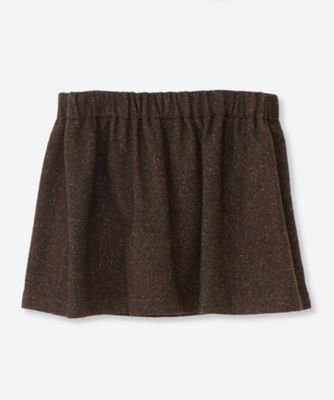 SILKNEP TWEED ELASTIC WAIST MINI