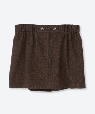 SILKNEP TWEED ELASTIC WAIST MINI