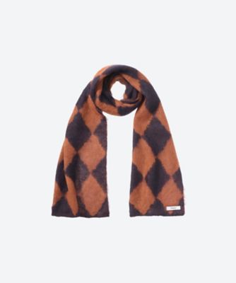 Kid Mohair Diamond Check PA26―AC01