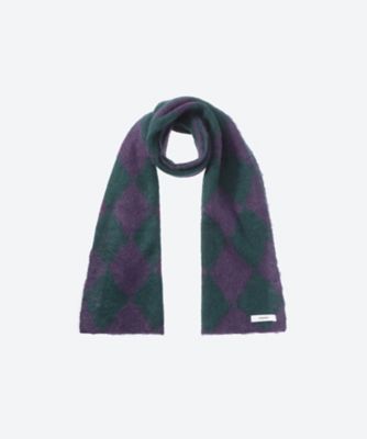 Kid Mohair Diamond Check PA26―AC01