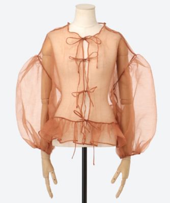 ESTHE（Woman）/エステ Ｖｏｌｕｍｅ　Ｏｒｇａｎｚａ　Ｂｏｗ　Ｔｏｐ　１５２－３３９２ｃ