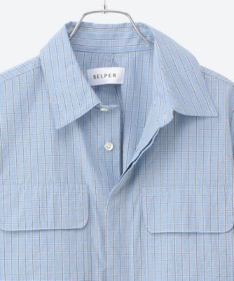 ROUNDED PLAID SHIRT 2514―1226P | BELPER 
