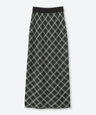Heritage Check Long Skirt OCF26205
