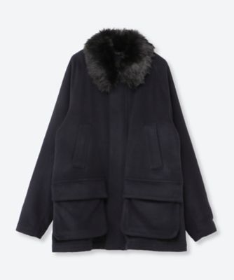 一部店舗限定】アルパカシャギーチェック コート