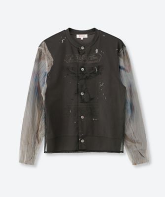 ANGEL DIAGRAM LAYERED CARDIGAN