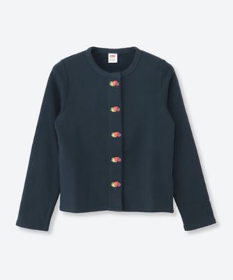 Snap Terry Cardigan HGFOTL023 | HOMME