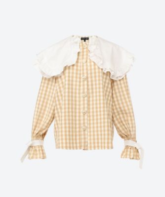 ＜sister jane (Women)＞Ｈｏｎｅｙ　Ｇｉｎｇｈａｍ　Ｂｌｏｕｓｅ