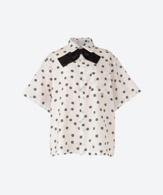 ＜sister jane (Women/大きいサイズ)＞Ｃａｍｅｒｒｏｎ　Ｊａｑｕａｒｄ　Ｓｈｏｒｔ　Ｓｌｅｅｖｅ　Ｓｈｉｒｔ
