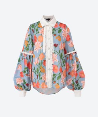 ＜sister jane (Women)＞Ｆｌｏｒａ　Ｐｌａｎｅｔ　Ｒｕｆｆｌｅ　Ｂｌｏｕｓｅ